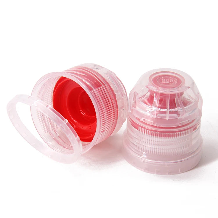 28 Sports Water/Beverage/Fruit Juice Screw-on Flip Top Cap Non-Spill PP Plastic Bottle with Custom Color