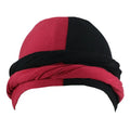 Street Style Men's Two Tone Contrasting Color Dreadlocks Pre-tied Double Layer Satin Lined Breathable for Turban Hat Cap Cap
