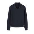 V Neck Knitted Shirt Male Jumpers Sweatshirts Manufacturers Custom Men Vintage Wool Cashmere Polo Pullover Knit Knitwear Sweater