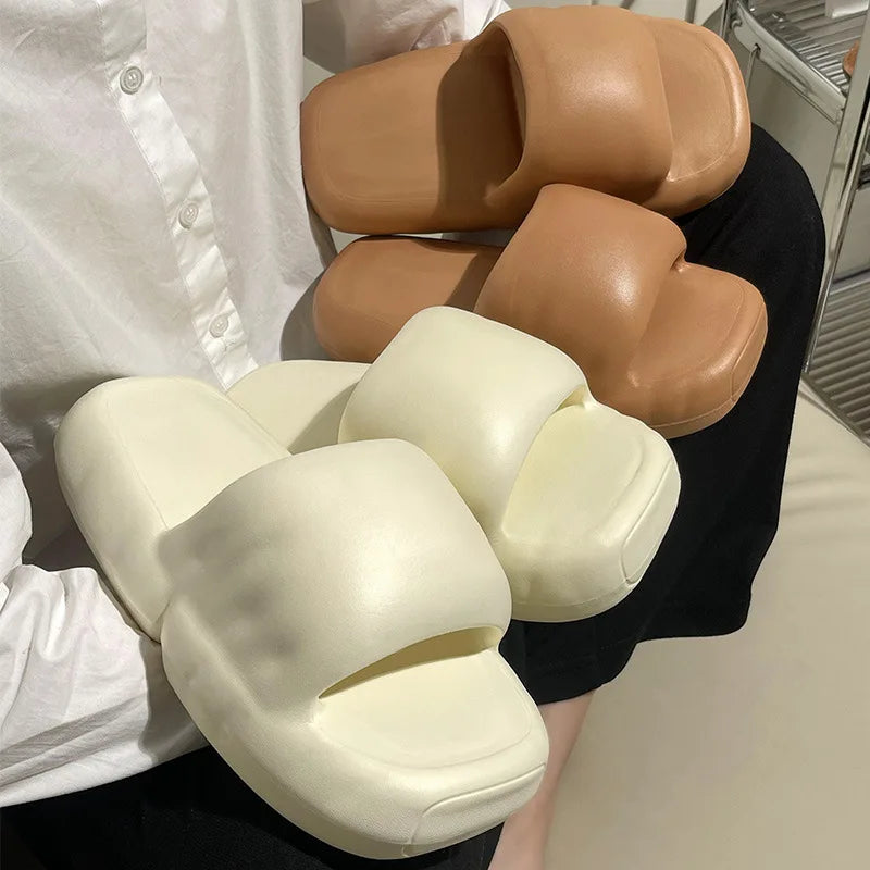 Slippers Slides Outdoor EVA Pillow Women Sandals Home House Slides Slippers for Women
