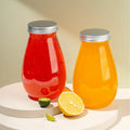 200ML Clear Design Juice Milk Tea Drink Mini PET Plastic Bottle With Drop Shape of 7oz