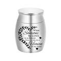 Mini Cremation Urn Human Ashes Birds Funeral for Pets Container Stainless Steel Cat Dog Pets Memorials