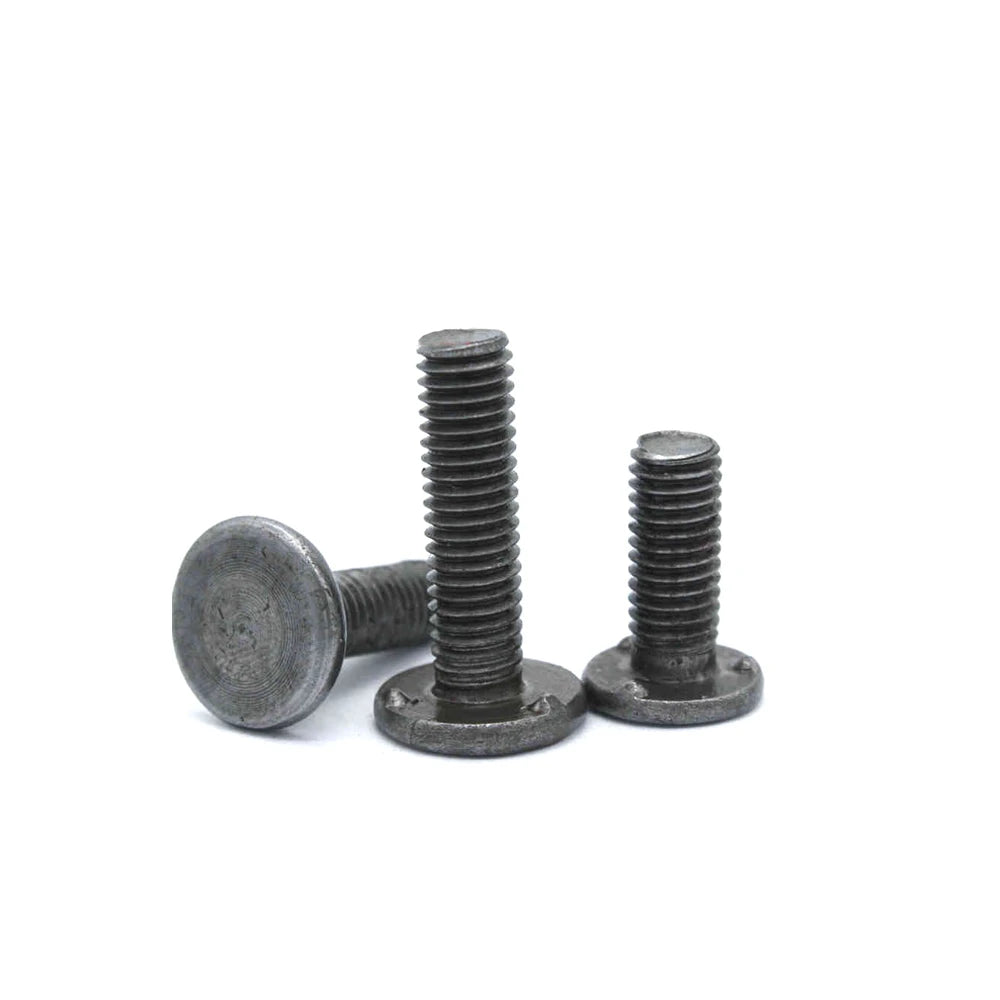 Steel DIN 34817 Three Point Welded Stud Spot Welding Screw Plain Finish Flat Head Standard Thread