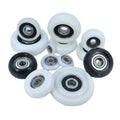 BSR69312-5 3x12x5mm 12mm Round Groove Nylon POM Pulley Wheels Roller Pulley Rolling Bearing with 693 Bearing