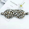 Custom LOGO Double Sided Silk Satin Sleep Eye Cover Eye Mask Satin Sleeping Night Eye Mask