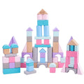 2023 New Baby 3D DIY Wooden Colorful Digital Building Bricks Astle Blocks Sets Educational Playing Learning Toys for Kids