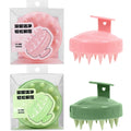Heat Resistant Ionic Scalp Massage Shower Brush Wide Hair Growth Cushion Paddle Design ABS/Silicone Bristles Exfoliating