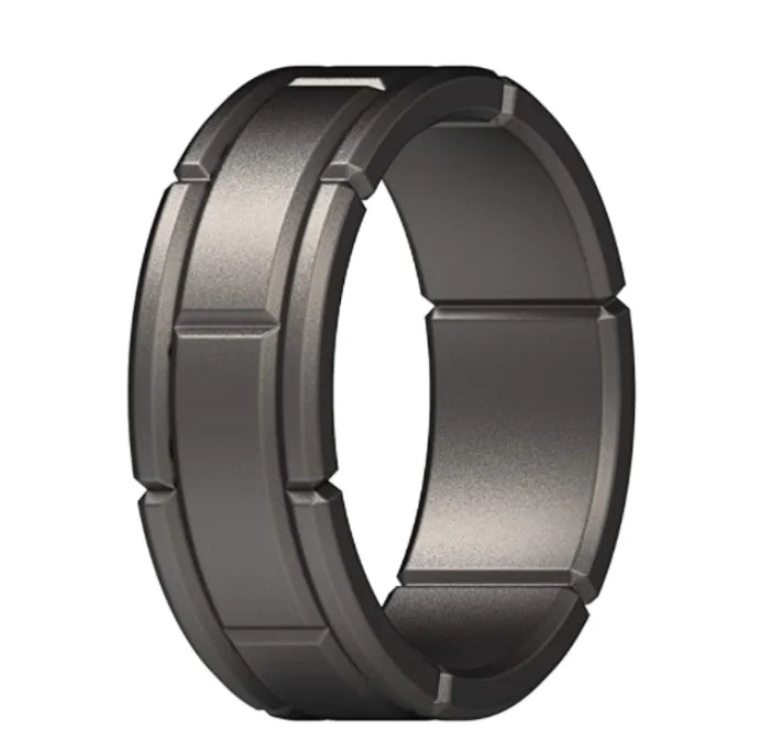 Hot Sale Breathable Silicone Wedding Rings Wedding Bands for Men