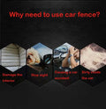 Dog Car Carrier Pet Fence Anti-collision Adjustable Mesh Manual Foldable Safety Barrier for Back Seat MegaBDM