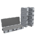 GLARY Waterproof Long Tactical Gun case Box High Quality Durable Gun Protective case Innovative Stackable Design Gun case Box