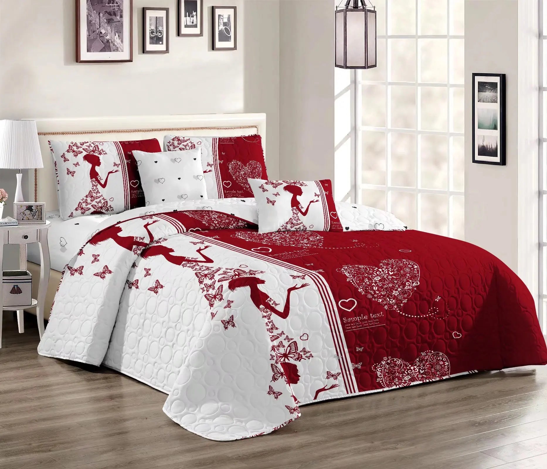 2022 New Floral Pattern Plaid Cotton Quilted Bedspread King and Queen Size Microfiber Indian for Home Use for Christmas