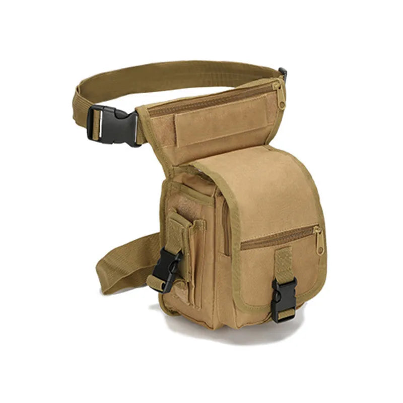 Adjustable Hiking Male Waist Hip Leg Bag Multifunction Waterproof Men Bag Waist Pack Pouch Motorcycle Leg Bag