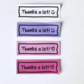 60pcs Thank You Stickers 5*6cm Adhesive Small Business Labels for Envelope Wedding Party Gift Wrap Bag Baking Packaging Sticker