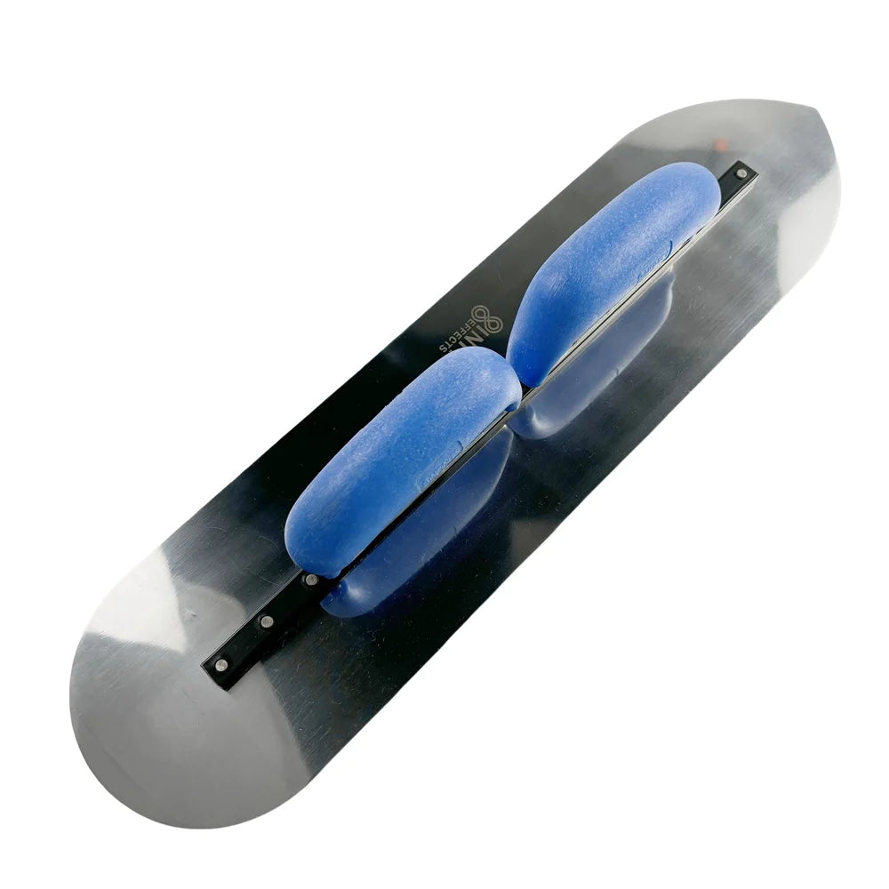 Master Epoxy Flooring Tools Double Handle Stainless Steel Plastering Trowel for Concrete Finishing