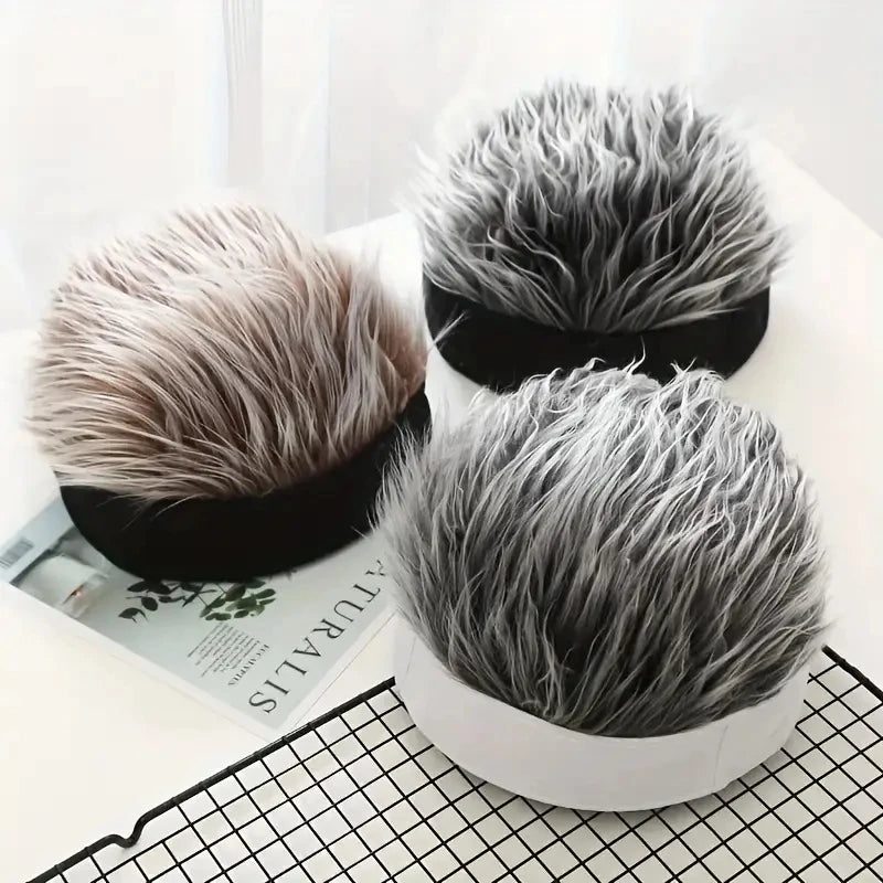 Men Short Hair Wig Hats Adjustable Synthetic Hats Funny Hip-Hop Trick Retro Short Wigs Landlord Hats