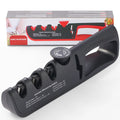 Professional Knife Sharpener 4 Stages Kitchen Sharpening Stone Multi-functional Scissors Knife Sharpener with Color Box