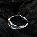 ICEBELA Jewelry Enamel Ring Niche Design Profiled Drip Glaze Adjustable Colorful Woman 925 Silver Rings