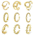 Wholesale Stainless Steel Multi Designs Open Cuff Unique Finger Ring Jewelry Men and Women Fashion Accessories China Supplier