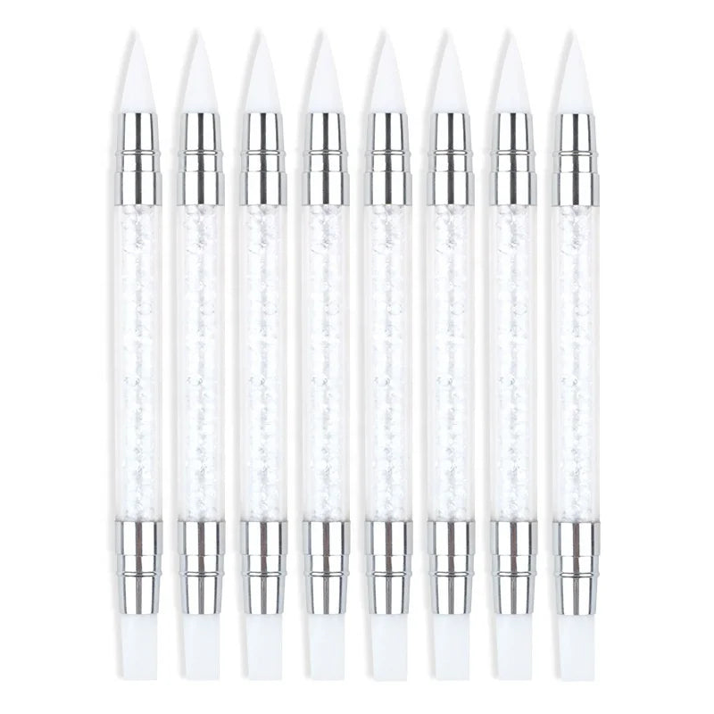 Manicure Silica Gel Double Side New Engraving Embowel Pen Manicure Tool Pen Single Nail Dotting Pen Tool