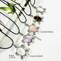 Natural Healing Crystal Stone Charms Necklace Sea Turtle Pendant for Wholesale Price