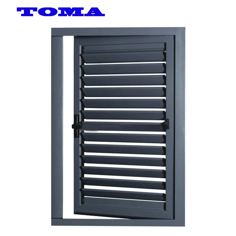 AS 2047 TOMA European Standard Waterproof Outdoor Aluminum windows Blinds Aluminium Roof Louver