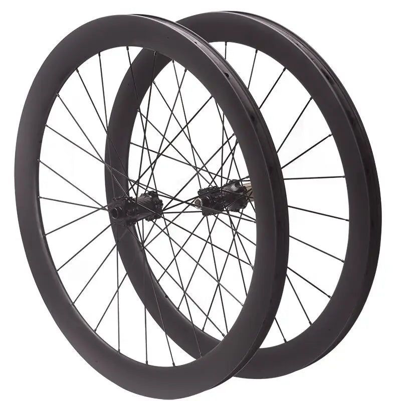Factory Direct 700c Carbon Fiber Bicycle Wheelset 35/50/61/71mm Disc Brake Clincher Wheels