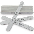 Professional Reusable 100/180 Grit Double Sided Sandpaper Nail File Washable Plastic for Home Use Manicure Tools