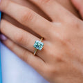 Luster Jewellery Asscher 3.3ct 9*8mm 10k Engagement Ring 18k Gold 14k Yellow Gold Ring Moissanite Jewelry Wholesale for Women