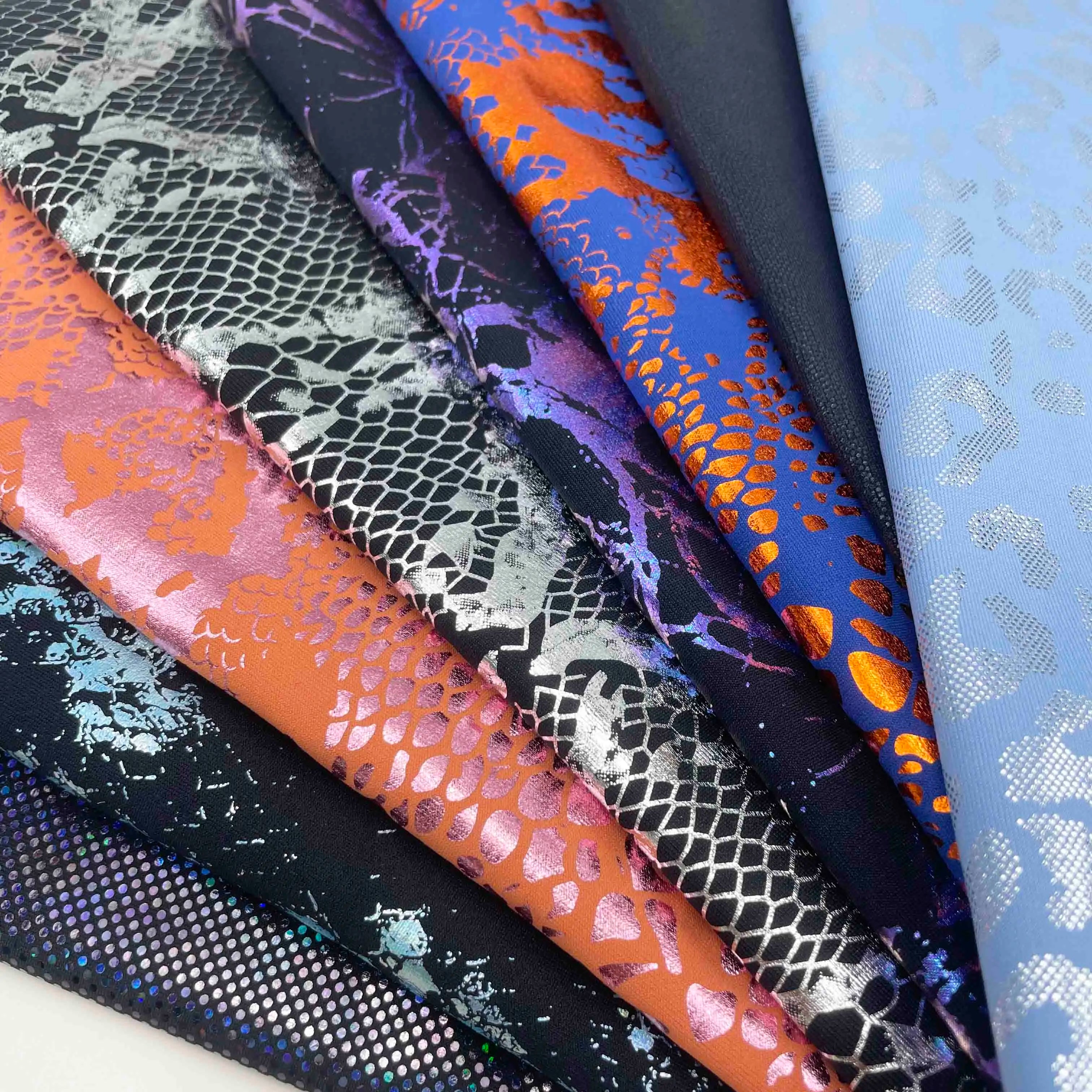 Bronzing Stretch Matte Backing Soft Touch Fabric Spandex18% Polyester82% Fabric for Sportswear Swimwear and Bikini Fabric