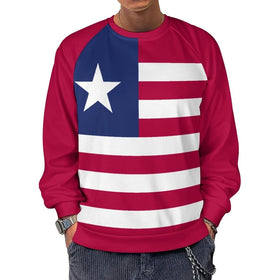 Fitspi Wholesale Custom Country Liberia Printed Hoodie Jacket Flag 3d Printed Hooded Pullover Sweatshirt Unisex
