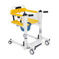 Manual Moving Disabled Patient Lift Transfer Chair Transport Bathroom Commode Toilet Chair