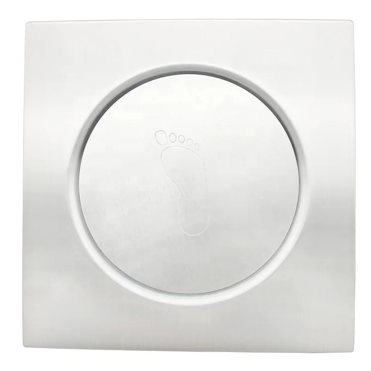 HF 6 Inches 150x150mm Stainless Steel Shower Sewerage Pop-up Floor Drain