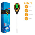 Digital LCD Display 4 in 1 Temperature Light Tester Moisture Testing Kit ph Soil Meter MegaBDM