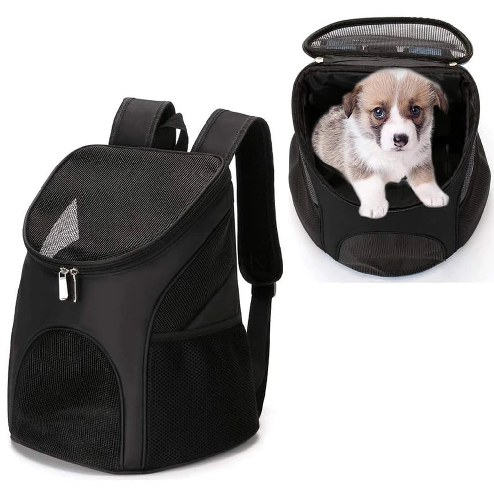 Best Small Black Airline Approved Designer Front Facing Travel Little Dog Carrier Backpack for Hiking
