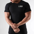 Custom Men Fitness Athletic Wear Good T-Shirt Wholesale Polyester Sport Gym T Shirts for Men/