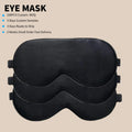 Mulberry Silk Sleep Eye Mask Blindfold with Adjustable Strap  Soft Eye Cover for Travel & Night Sleep MOQ From 100 Pcs