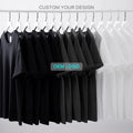 Chinjan Blank Custom Logo Embroidery Tshirt Oversized Gym T Shirt Men'S Clothing Manufacturers White Puff Print T-Shirts