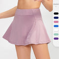 Women's High-Waisted Athletic Golf Skorts Pleated Tennis Skirt with Casual Pockets for Running & Sports Adult Size