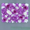 2026 Wholesale Decoration Purple Flower Walls for Wedding Event