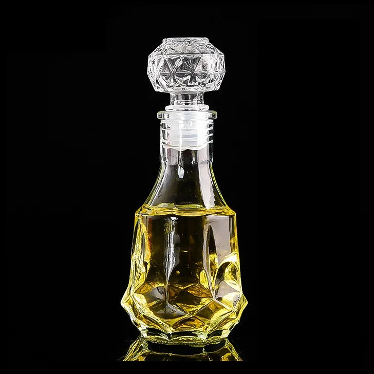 High Quality Lead-free Material 100ml Mini bar Luxury Whiskey Decanter Whisky Decanter Liquor Decanter