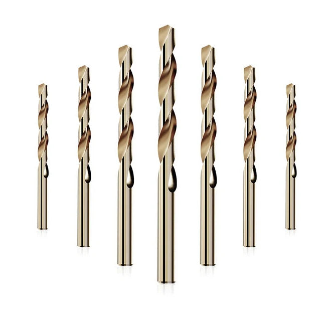 Industrial-Grade HSS Twist Drill Bits Jobber Length for Metal Steel and Aluminum Applications