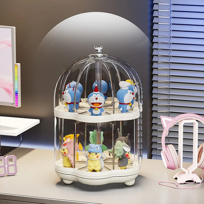 Handmade Display Box Blind Box Toys Organizer Figures Models Collectibles Showcase Clear Storage Box