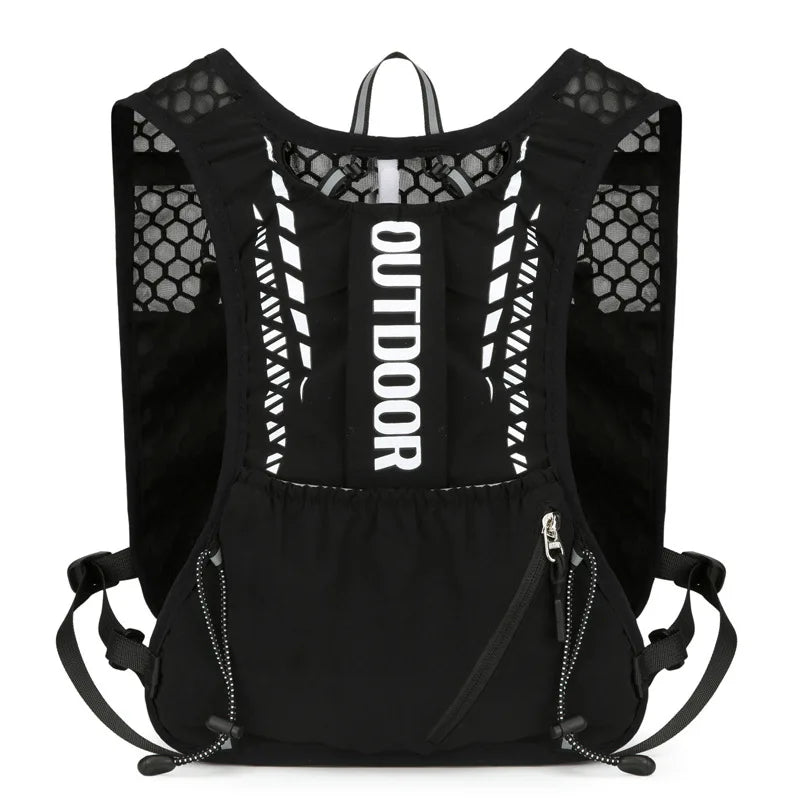 SG0525 Outdoor Waterproof Running Mobile Bag Fanny Pack with Water Bottle Custom logo Print Hydration Running Vest