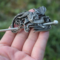 Vintage Viking Flying Dragon Hair Stick Women Simple Hairstyle Accessories