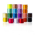 High Quality Crystal Colorful Flat Elastic Thread Strong Stretchy Rope for Bracelet Jewelry Making 0.4mm 30-35 Meters/Roll