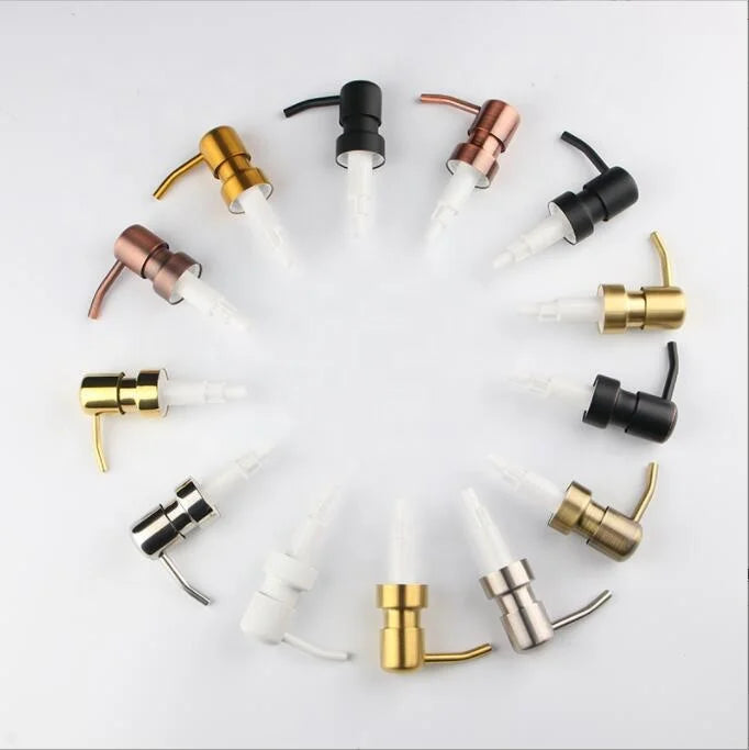 2023 New Custom Stainless Steel Lotion and Soap Pump Dispensers 28/410 Lotion Pump Bottle Dispensers for Bottle