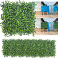 Indoor Outdoor Garden Decorative Flowers & Plants Artificial Boxwood Panels & Wall Backdrop Durable for Home Office Use