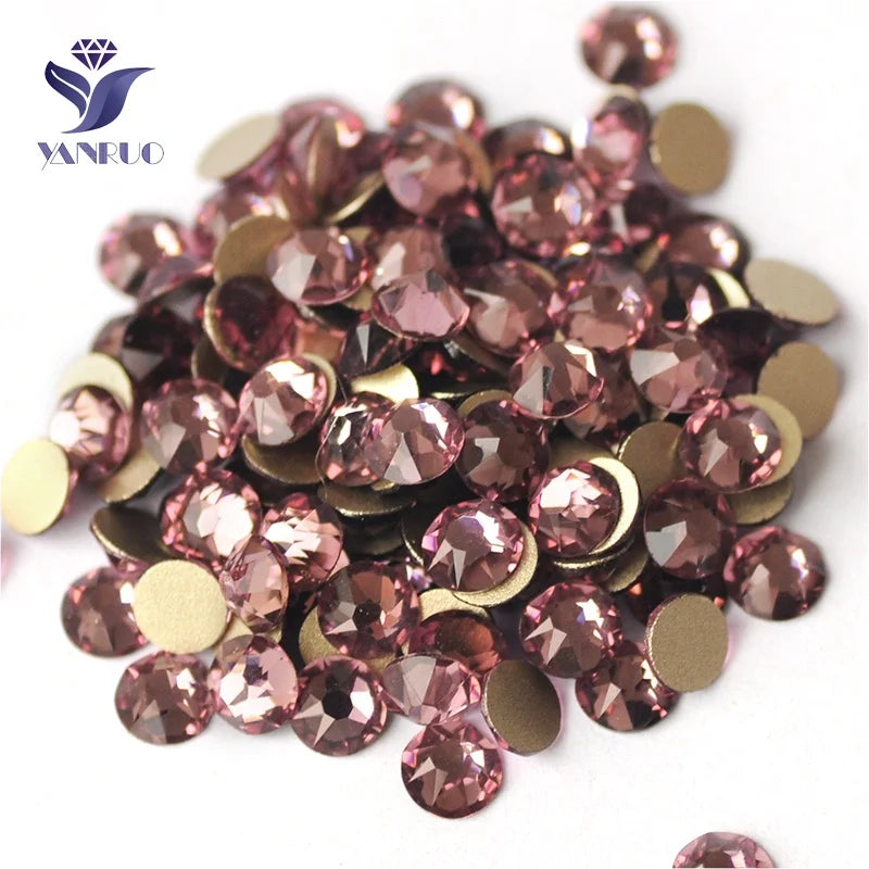 Light Amethyst Top Sale Rhinestones Glass Rhinestones 2088