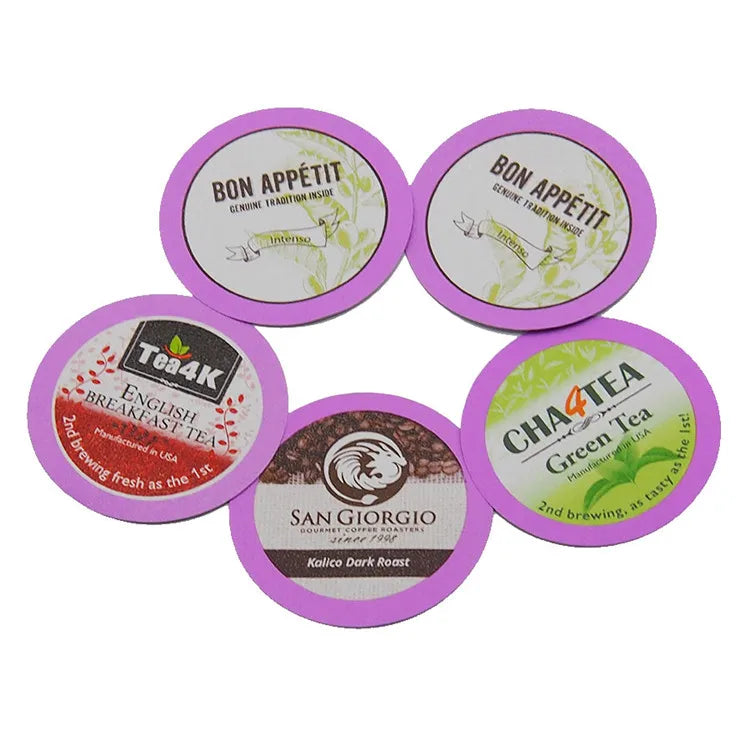 Keurig Empty k Cup Coffee Capsule Keurig Empty Coffee Capsule Plastic 51mm K-cups Pre-fixed Filter Lids