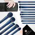 Customizable Beginner Makeup Brushes Kit with Aluminum Ferrule-Foundation Concealer Eye Shadow & More